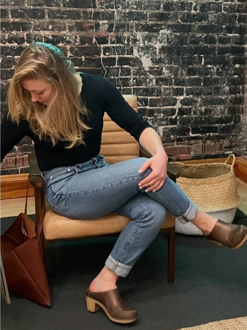 Madewell Light Blue Straight-Leg Jeans